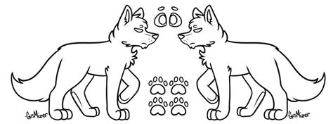 F2u Wolf Reference Sheet Base By Gusmizer On Deviantart