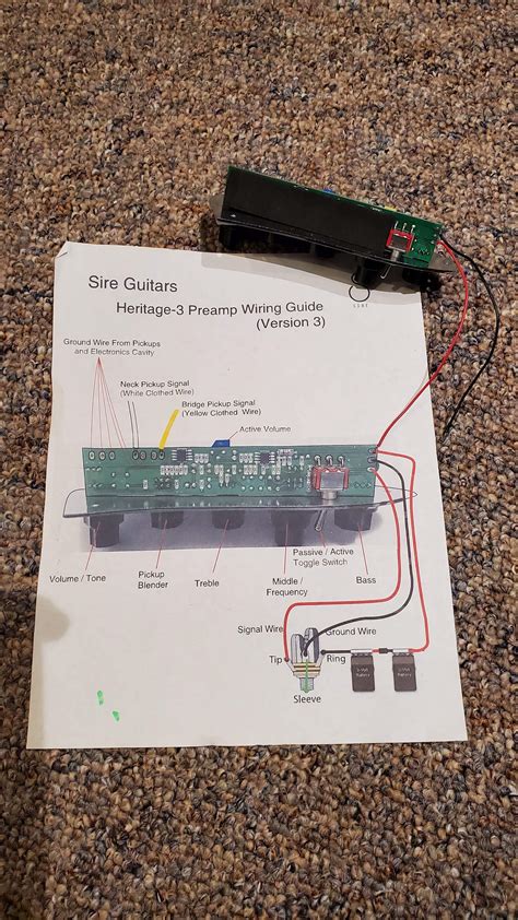 Sold Sire Heritage 3 Preamp V3