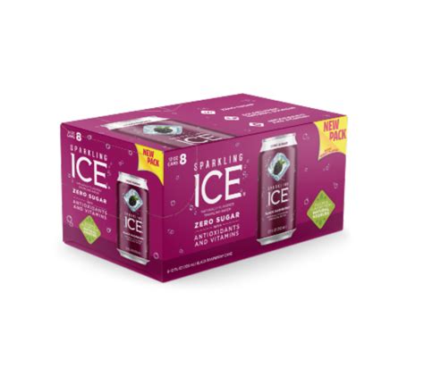 Sparkling Ice Black Raspberry Flavored Sparkling Water Cans Pk