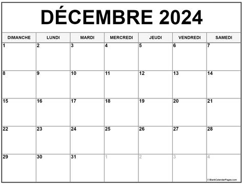 Calendrier Décembre 2024 à Imprimer Flori Jillane