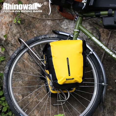 Rhinowalk Bike Bag Wasserdichte L Pannier Tasche Tragbare Hinten