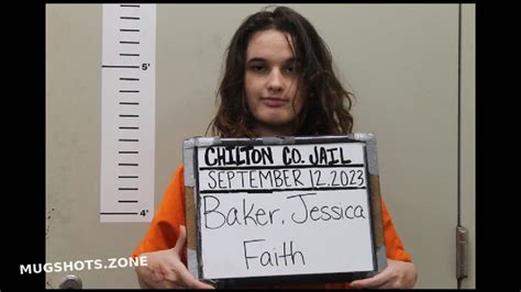 BAKER JESSICA FAITH 09 12 2023 Chilton County Mugshots Zone