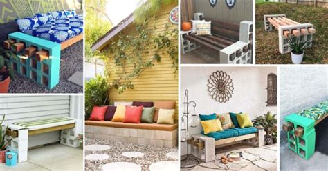 Best Cinder Block Bench Ideas To Easily Add More Seating In Your Garden