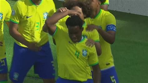 V Deo Aos Min Do Tempo Gol Do Brasil Gol De Endrick Ele Deixa