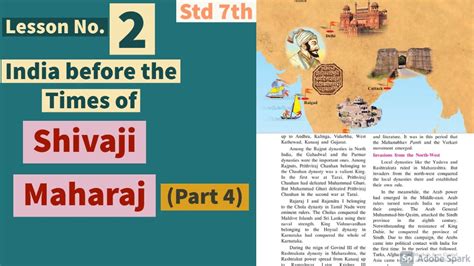 Lesson No 02 India Before The Times Of Shivaji Maharaj Part 4 Std