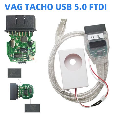 Newest For VAG TACHO USB 5 0 USB Version OBD2 Car Diagnostic Tool FTDI