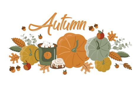 Premium Vector Hello Autumn Banner