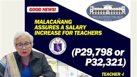 Good News Salary Increase For Teachers Updatelmontillana Tv Youtube