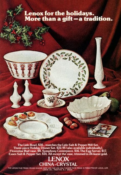 Vintage Spode Lenox Christmas Dinnerware Sets Collectible Holiday