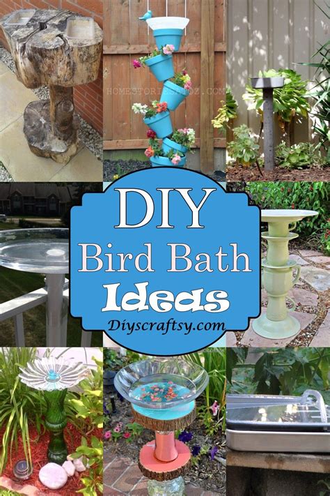 26 Diy Bird Bath Ideas That Are Easy To Build Artofit