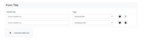 Dynamically Add Or Remove Form Input Fields Using Jquery