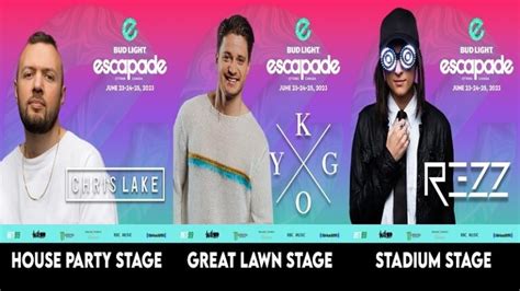 Cheap Escapade Music Festival Tickets Lineup Discount Coupon