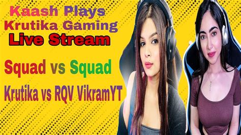 Kaash Plays Krutika PlaysIn My Lobby4v4 Squad Fight On Event Pubg