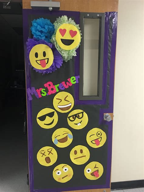 Emoji Classroom Door Speech Classroom Decor Classroom Wreath