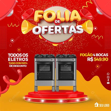 Folia De Ofertas Todos Os Eletros Tudo 50 De Desconto Social Media