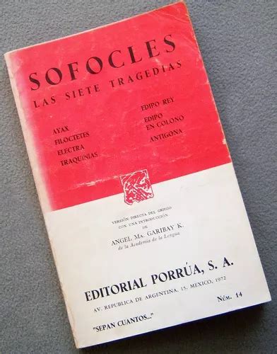 Libro Las Siete Tragedias Sófocles en venta en Naucalpan Estado De