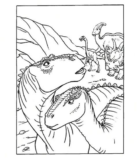 Aladar And Other Group Of Dinosaur The Movie Coloring Pages Coloring