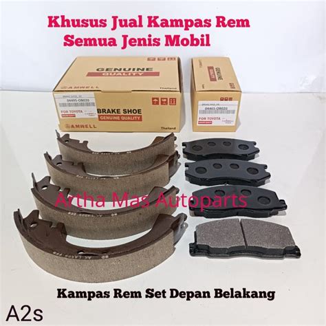 Jual Kampas Rem Set Depan Dan Belakang Kijang Super 5K 7K Di Lapak