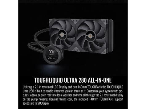 Thermaltake Toughliquid Ultra 280 Cpu Liquid Cooler Amdam5am4 Intel