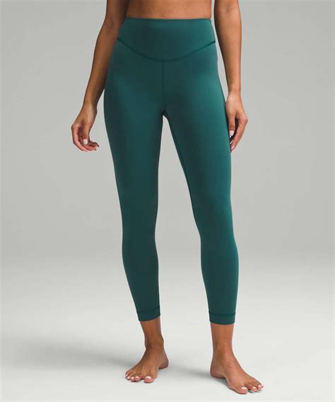 Lululemon Wunder Under SmoothCover High Rise Tight 25 Storm Teal