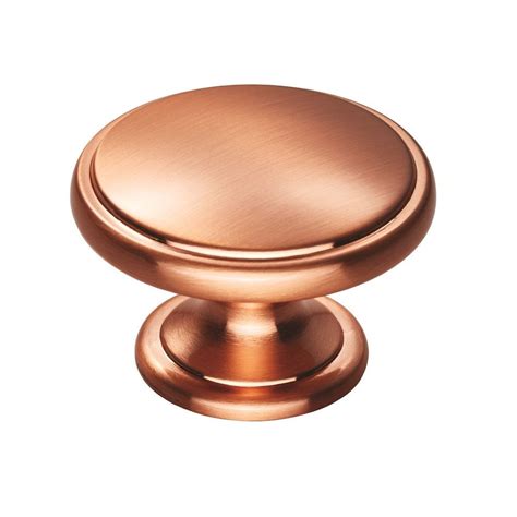 Satin Copper Cabinet Knob | Round Cabinet Knobs | Kitchen Cabinet Knobs ...