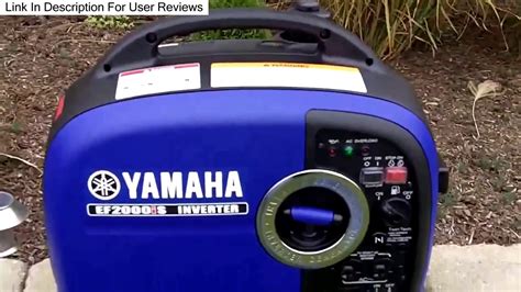 Yamaha EF2000iS 2000 Watt Inverter Generator Honest Review YouTube