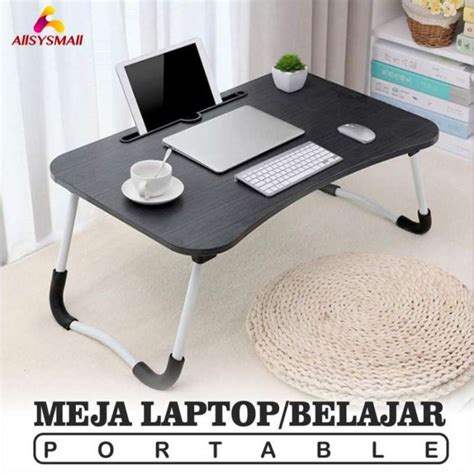 Jual Meja Laptop Lipat Meja Portable Serbaguna Warna Polos Di Seller