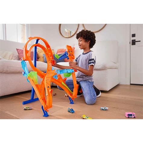 خرید پیست بازی ماشین هات ویلز ست بازی بازی هیجان انگیز مسابقه عمودی پیست مسابقه Hot Wheels