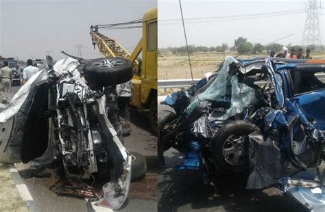 Big Accident On Agra Lucknow Expressway Three Death Breaking आगरा