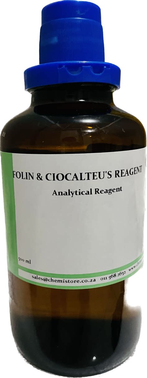 Folin Ciocalteus Phenol Reagent Ml