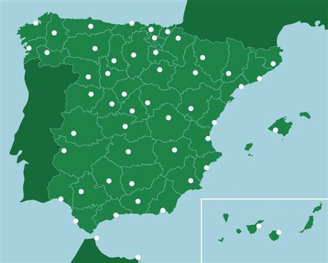 Espa A Provincias Capitales Juego De Mapas De Geograf A Que Te