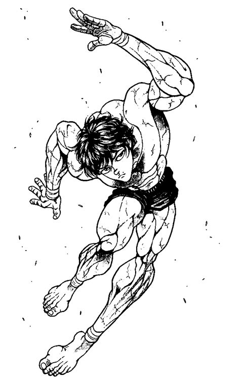 Coloriages De Baki Hanma Coloringpagesonly