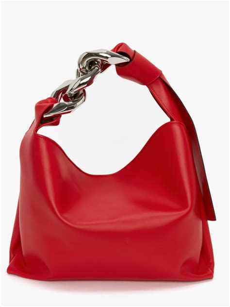 Jw Anderson Knotted Chain Small Hobo Bag Semashow