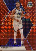 Stephen Curry 2019 Mosaic 70 Choice Fusion Red 88 Price Guide