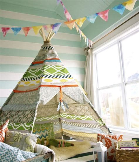 Cómo hacer un teepee indio sin coser Decoración infantil