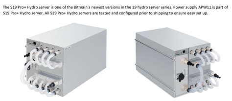 Buy Wholesale China Bitmain Antminer S21 Hydro 335t 16j T Bitcoin Miner