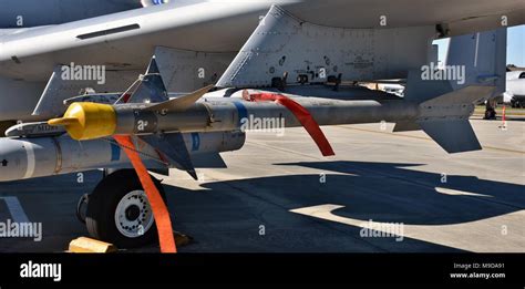 An Air Force AIM-9 Sidewinder missile on an A-10 Warthog attack jet ...