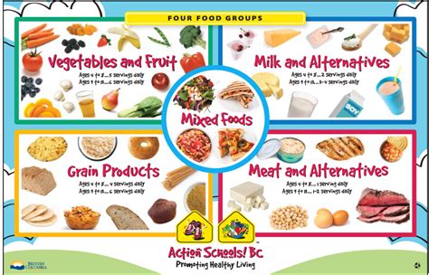 Four Food Groups Mr Macleods Class