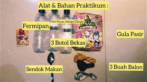 “uji Coba Fermentasi Alkohol Respirasi Aerob ” Praktikum Biologi Sma Sukses Abadi Youtube