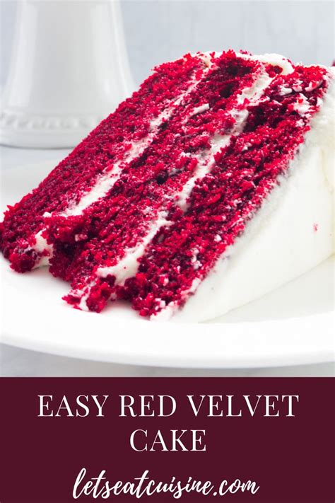 Old Fashioned Red Velvet Cake With Cream Cheese Frosting Recipe Red Velvet Cake Velvet Cake