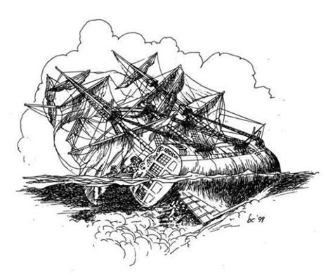 Shipwreck Sketch At Explore Collection Of