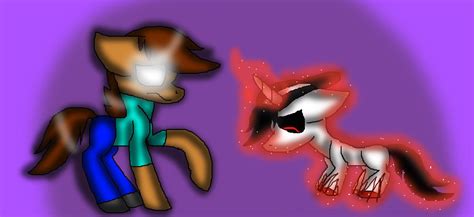 Redraw My Drawingwelcome To Lavendertown Herobrine By Foxypirate435 On