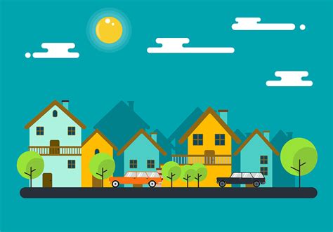 Neighborhood Vector Art, Icons, and Graphics for Free Download