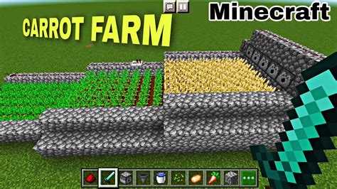 Carrot Farm In Minecraft Youtube