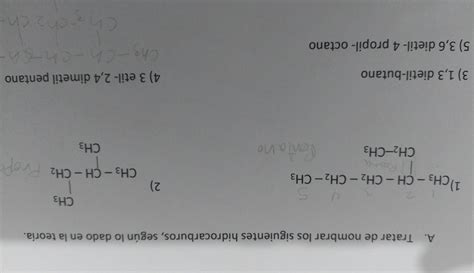 Nombrar Los Siguientes Hidrocarburos Brainly Lat