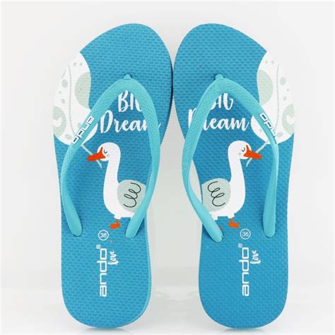 NEW Ando Angsa Turquoise Sandal Jepit Wanita Terbaru 2024 Lazada