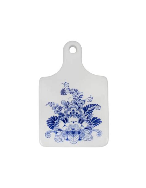 Royal Delft Kaasplank Klein Bloem X Cm