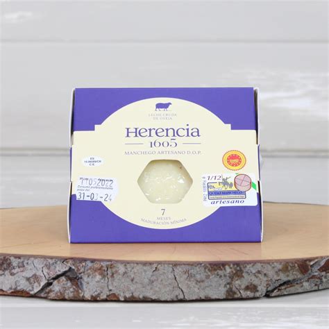 Comprar Cuña de Queso Manchego Artesanal 7 Meses Maduración