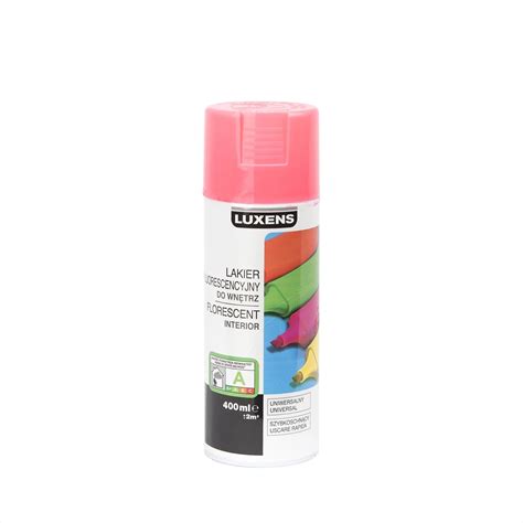 Vopsea Spray Lucios Luxens Fluorescent Roz 400 Ml EMAG Ro