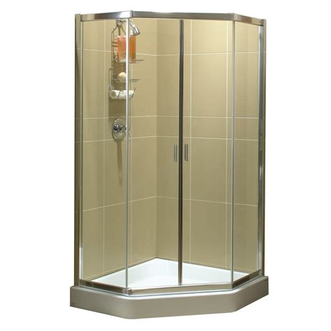 Shop Maax 38 In W X 75 In H Frameless Neo Angle Shower Door At